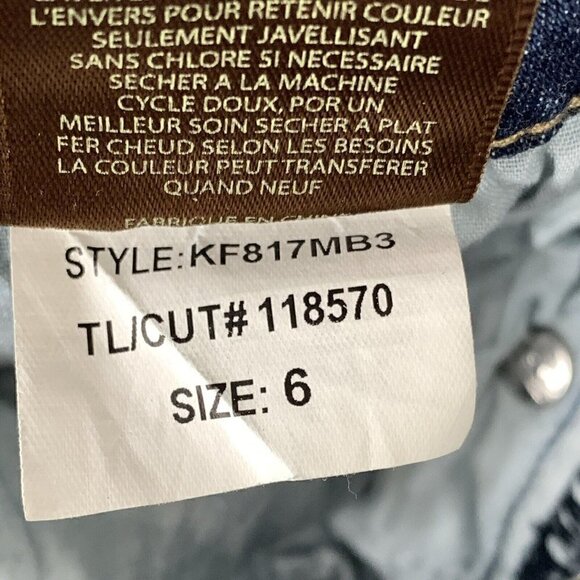 Kut from the Kloth Maggie Skinny Boyfriend Jeans Size 6 Cropped - Picture 6 of 11